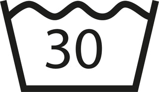 30 Grad Waschmaschinen waschbar Symbol