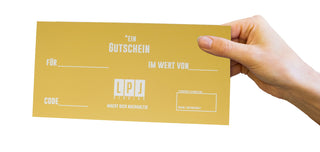 Weihnachtsgeschenk Gutschein