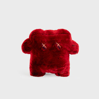 Monsterkissen Lisa klein - Fell granatapfel